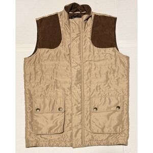MIDWAY USA - Men's Quilted Insulated Beige Hunting Vest - Large‎ Tall
